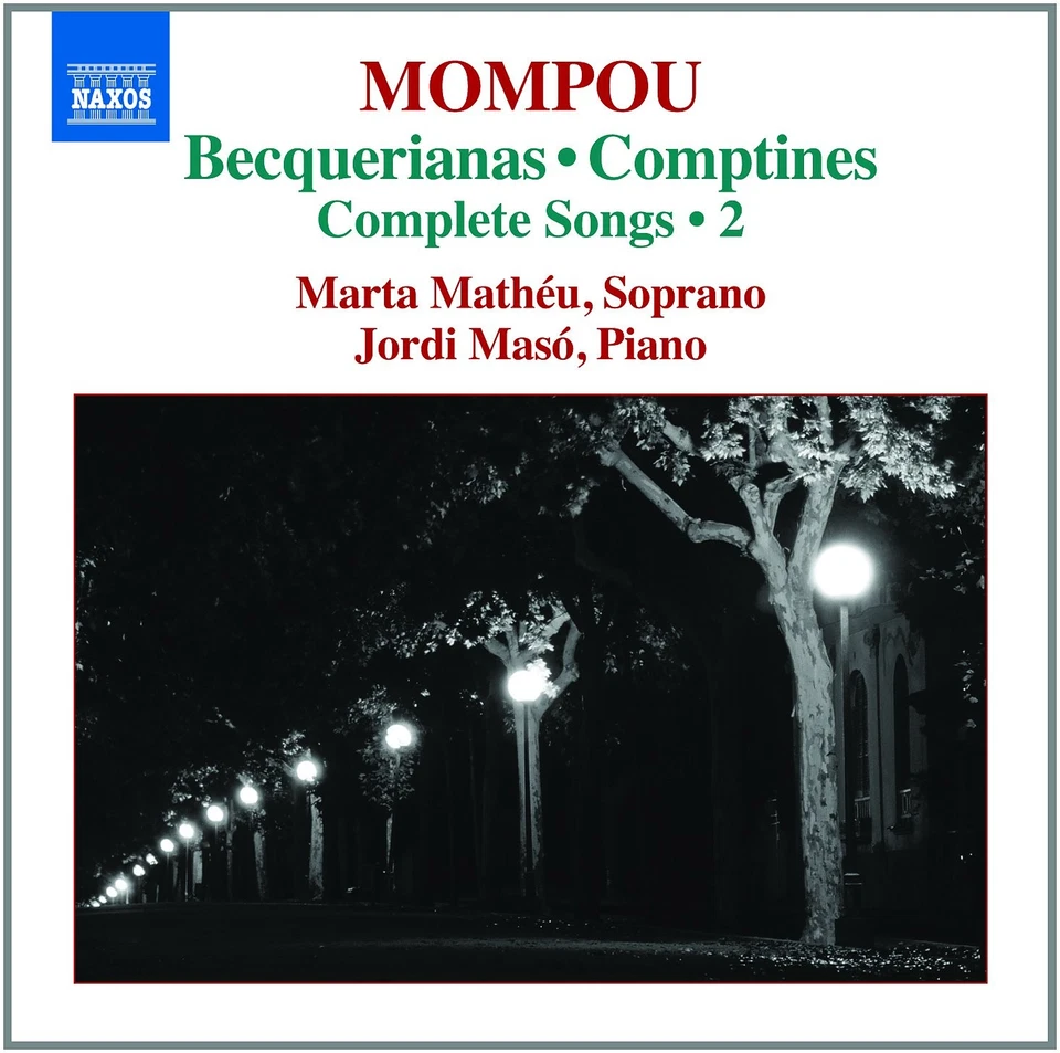 8573100 Marta Matheu/Jordi Maso Mompou: Complete Songs Vol. 2 CD 8573100 NEW - Image 1 of 1