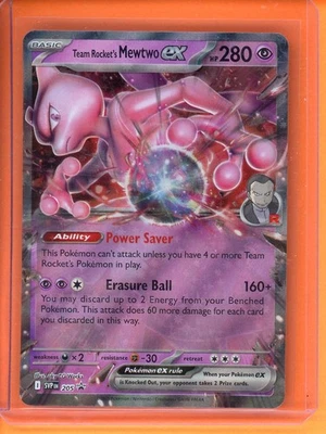 SV: Scarlet & Violet Promo Cards Team Rocket's Mewtwo ex Promo #205 - Image 1 of 2