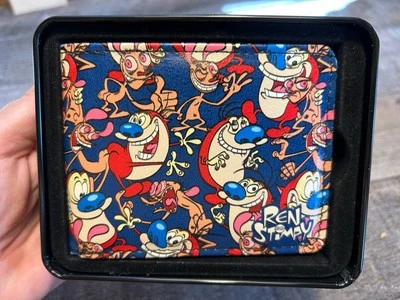 CARTERA OFICIAL NICKELODEON REN & STIMPY Imitación Cuero Hebilla Abajo  Foto 1 de 4