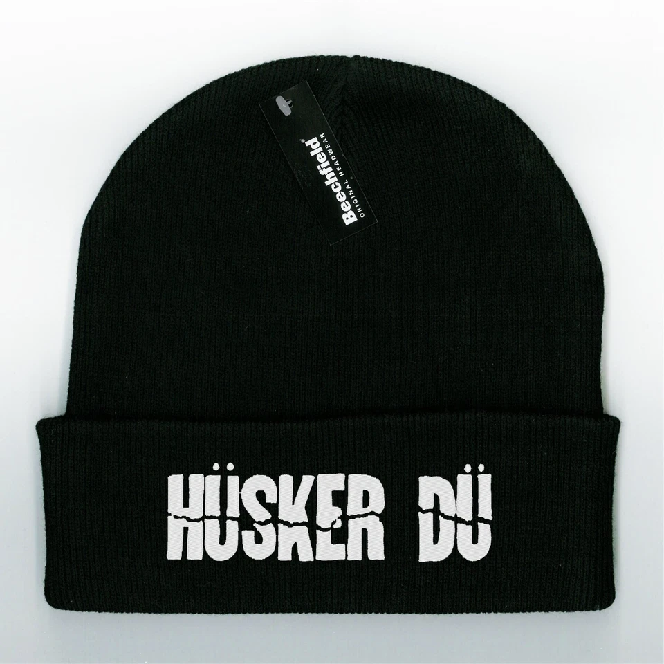 HUSKER DU New Black Beanie Cuffed or Pull-on Hat - Image 1 of 1
