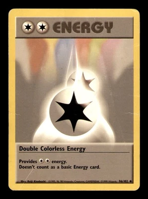 Double Colorless Energy Uncommon Base Set 2 124/130 DMG - Image 1 of 2