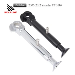 Adjustable Bike Kickstand Foot Support Side Stand For Yamaha YZF R6 2006-2012 - Picture 1 of 13