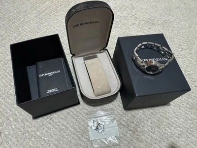 Emporio Armani Women Quartz Watch AR-5420 Box Booklet Case Needs Link & Battery - Image 1 of 4