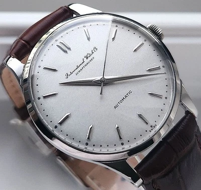 RELOJ HOMBRE IWC SCHAFFHAUSEN AUTOMÁTICO C.852 21J ESFERA PLATEADA - Imagen 1 de 4