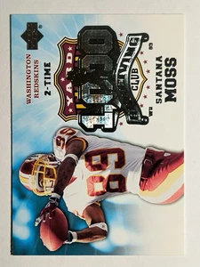 2006 Upper Deck 1000 Yard Receiving Club #1KRESM Santana Moss - Picture 1 of 2