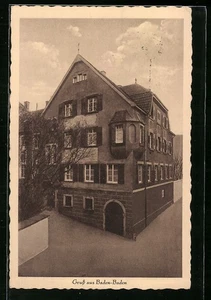 Ansichtskarte Baden-Baden, Hotel-Pension Haus Oehm 1929  - Picture 1 of 2