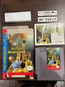 All Pro Basketball Nintendo NES - Complete CIB!