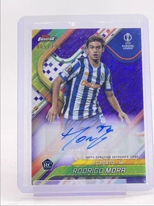 RODRIGO MORA 2024 TOPPS FINEST PURPLE SHIMMER ROOKIE VAR AUTO /199 Q2859 - Picture 1 of 2