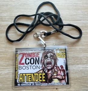 Zombie Con Boston Attendee 7-Tagespass - Jahr unbekannt - gebraucht - Bild 1 von 3