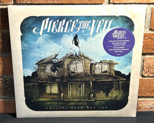 PIERCE THE VEIL - Collide With The Sky, Limited AQUA COLORED VINYL LP ...