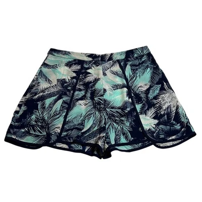 Women's Tropical Print Shorts Size Small Vacation Resort Multicolor Festival - Image 1 of 4