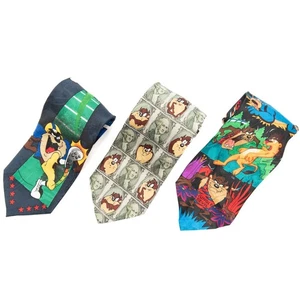 3 corbatas para hombre Looney Tunes Mania Tasmanian Devi - Imagen 1 de 13