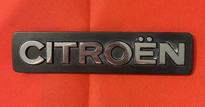 CITROEN - VINTAGE CAR BADGE / EMBLEM (9620953180) - 230 X 54MM - Image 1 of 4