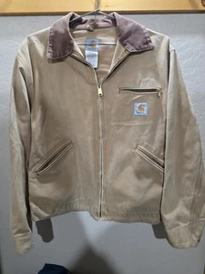 Vintage Carhartt Union Made in USA J108 Braun Jacke Ungefüttert Herren Large - Bild 1 von 8