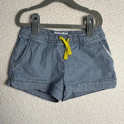 Шорты Boden для девочек в полоску на шнурке из 100% хлопка с сердечком 9 лет - Изображение 1 из 4