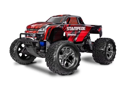 Traxxas Stampede RC Truck 1:10 2WD RTR mit Akku & Lader Rot - Bild 1 von 4
