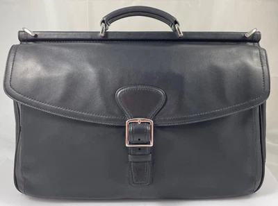 Coach Men's Beekman Briefcase Leather Laptop Carry Bag Black F70098 Reg $500 - Image 1 of 4