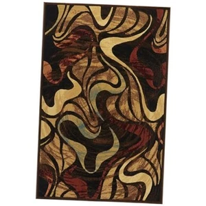 Catalina Picasso Contemporary Artistic Swirl Area Rug, 19.6 in x 31.5 in, - Picture 1 of 8
