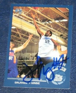 Ryan Humphrey Magic Notre Dame SIGNED AUTOGRAPHED 2002 Topps ROOKIE Card 203 - Picture 1 of 2