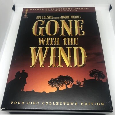 Gone With The Wind Four Disc Collector's Edition (DVD, 1939) Drama - VG - Image 1 of 4