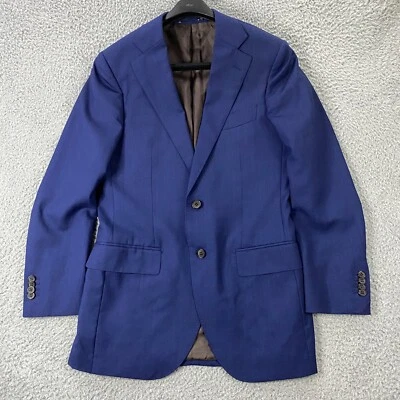 Traje Blazer Chaqueta Suitsupply Lazio US 38L Delgado Azul Vitale Barberis Canonico Foto 1 de 4