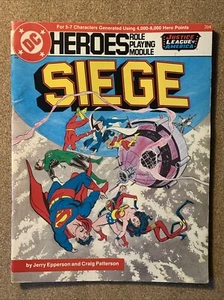 DC Heroes RPG SIEGE, Justice League America, Mayfair Games 1985, módulo 204 - Imagen 1 de 16