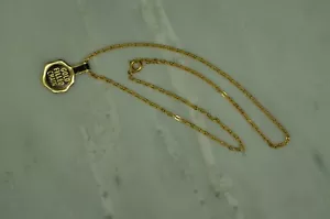 COLLANA CATENA CAVO RIEMPITA ORO GIALLO 15" 1,8mm - Foto 1 di 3