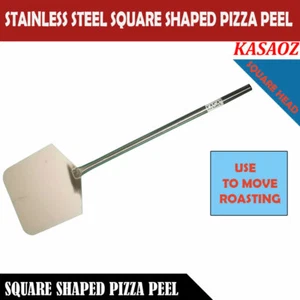 Oven Tool Baker Square Shaped Pizza Peel in Baking Equipment Stainless Steel - Picture 1 of 7