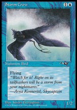 4x Storm Crow (Art Version: FLYING TO LEFT, LONG LEGS VISIBLE) MTG Alliances NM