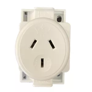 10x Quick Connect Surface Socket Plug Base 10A Electrical Outlet - Picture 1 of 4