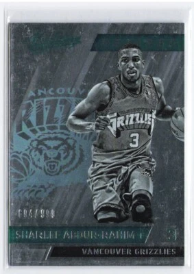 2015 Panini Absolute Retired Shareef Abdur-Rahim #104 /999 Memphis Grizzlies - Image 1 of 3