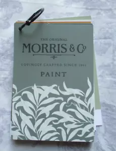 Brand New 2023 Morris & Co Ring-Bound Fan Deck Colour Paint Chart - Picture 1 of 3