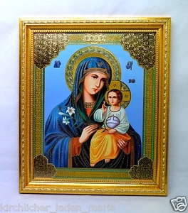 Ikone GM die nicht verwelkte Blume икона Богородица Неувядаемый цвет 28x24x1,5cm - Bild 1 von 1