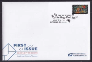 US 5802q Life Magnified Mold Spores Ceremony Program FDC 2023 - Picture 1 of 3