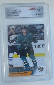 2021/22 William Eklund Upper Deck NHL Star Rookie Graded 10 San Jose Sharks - Picture 1 of 2