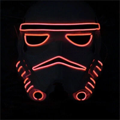 Star Wars Stormtrooper Cosplay Halloween LED Wearable Mask Helmet Headwear Props - Image 1 of 4