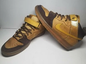 NIKE SB DUNK MID 'WHEAT/BRONZE' SIZE 10 (314383-771) *2006* - Picture 1 of 10