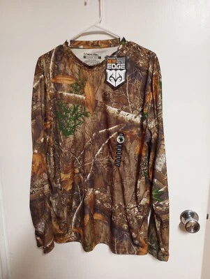 NWT Realtree Edge Camo Hunting Long Sleeve Shirt  Adult Sz L Large - Image 1 of 4