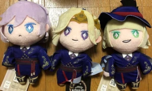 Disney Twisted Wonderland Epel Rook Vil Plush Pomefiore Set of 3 New - Picture 1 of 2