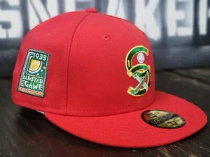 New Era 59Fifty Chicago White Sox 1933 All Star Red Retro Fitted Hat Men 7 3/4 - Picture 1 of 3