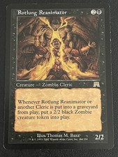Rotlung Reanimator MtG Onslaught Rare Black Zombie Cleric Creature 164/350