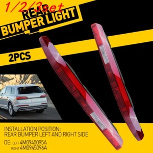 1/2set Left Right Rear Bumper Light Lower Tail Light Lamp For Audi Q7 16-20 Left - Picture 1 of 23