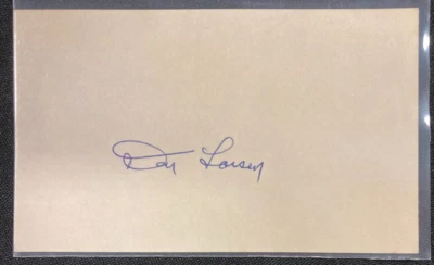 1950S/60S AUTO! BASEBALL SIGNED 3X5 CARD DON LARSEN W/COA JSA AVAILABLE CF - Image 1 of 2