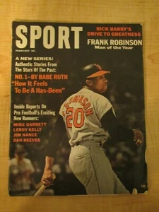 1967 February Sport Magazine Frank Robinson Man of the Year / Babe Ruth Article - Picture 1 of 12