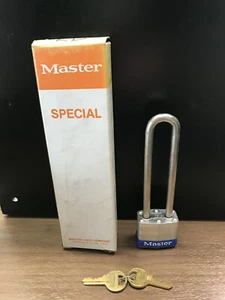 Candado Master Lock 3LP KD con grillete extendido...NOS - Imagen 1 de 3