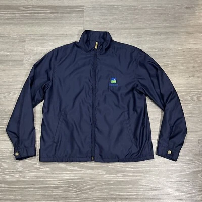 Ralph Lauren Golf Women M Full Zip Wachovia Championship Blue Windbreaker Jacket - Image 1 of 4