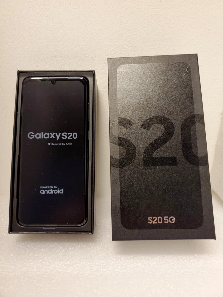 Samsung Galaxy S20  ✔128GB  ✔5G SM-G981U✔Black  ✔SMARTPHONE ✔NEU & OVP - Bild 1 von 1