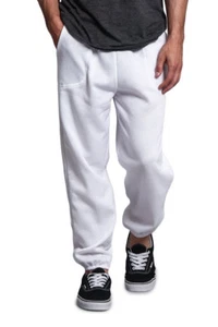 New Men's GYM Workout Basic Elastic Cuff Fleece Sweatpants  Small-5xl - HILLSP  - Picture 1 of 65