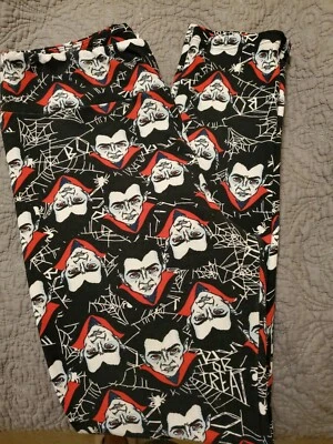 Leggings negros Lularoe Halloween para mujer Drácula  Foto 1 de 2