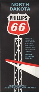 1966 Phillips 66 Road Map: North Dakota NOS - Picture 1 of 1